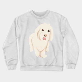 Cute Maltipoo Dog Crewneck Sweatshirt